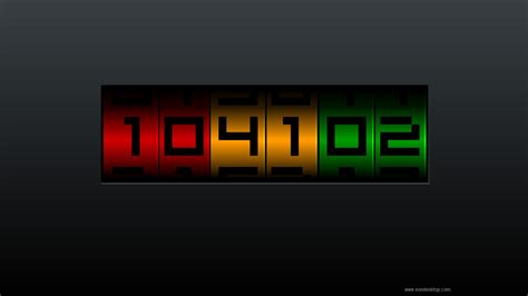 Windows 10 Digital Clock Screensaver Numeric Clock Screensaver