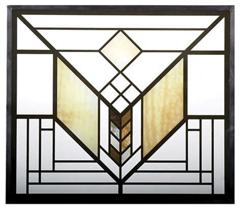 Although lloyd wright remained intellectually aloof from what became known as art deco, he shared its roots in vienna and was living proof that america did have. Lake Geneva Art Glass Window by Frank Lloyd Wright
