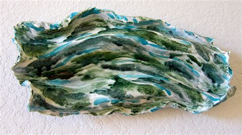 Ceramic Wave Sculpture Painting Born To Be Wild By Robinrosewaves