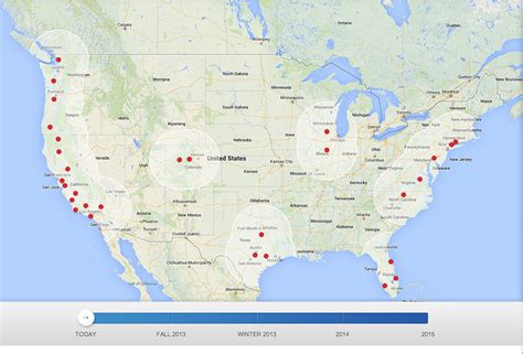 The Whole West Coast I5 Now Covered By Tesla Superchargers Map Now