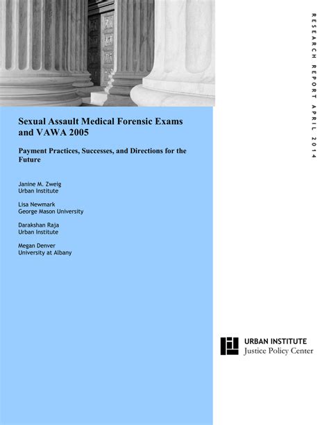Z Sexual Assault Medical Forensic Exams And Vawa 2005