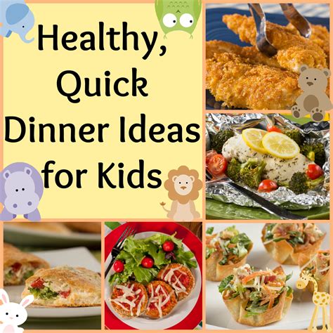 Healthy Quick Dinner Ideas For Kids Mr Foods Blog