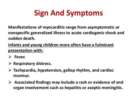 Myocarditis is an inflammatory disease of the myocardium that may present with sudden cardiac death, symptoms mimicking myocardial infarction, heart rhythm and conduction disorders, and heart failure. Pin by nonas arc on Myocarditis | Cardiogenic shock, Rare ...
