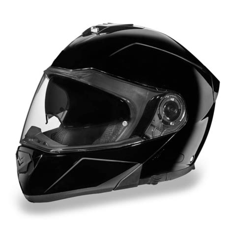 The motorcycle bluetooth helmet supports one button control for calling, answering, rejecting incoming calls and redialing. Gloss Black Bluetooth Modular Motorcycle Helmet