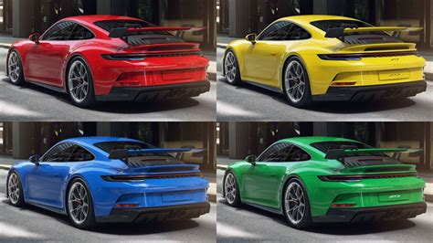 2022 Porsche 911 Gt3 Colors Youtube