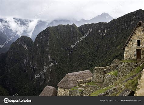 Detail Machu Picchu Inca Citadel Peru — Stock Photo © Boggy22 194572352