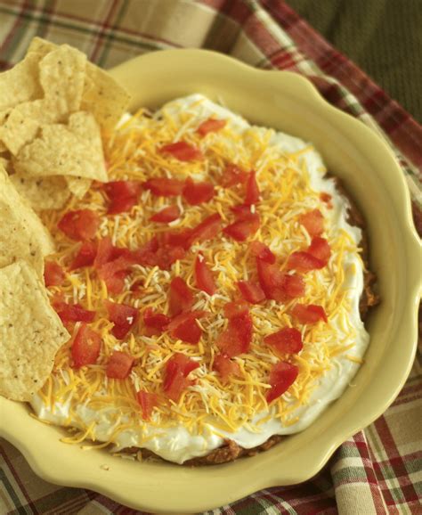 Layered Bean Dip Recipe Lets Be Yummy