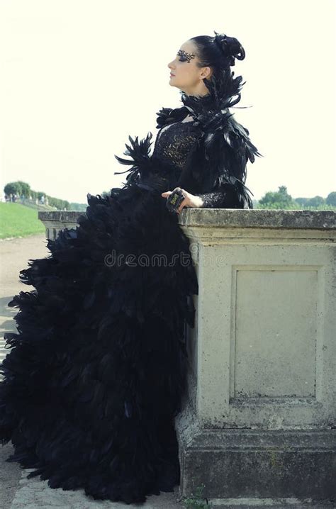 Dark Queen In Park Stock Photo Image Of Dismal Fairytale 54913802