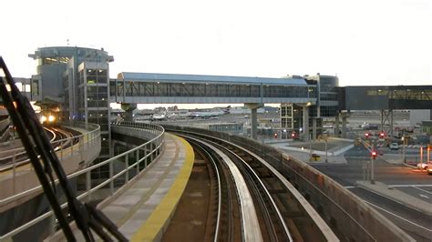 Jfk Airtrain Ride From Terminal 1 To 8 Youtube
