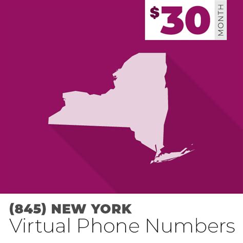 845 Area Code Phone Numbers For Business 20month