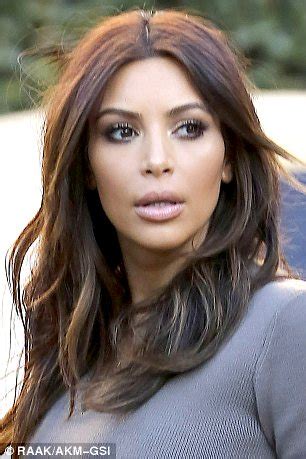 Reality tv personality kim is known for her signature wavy brunette locks but has. Kim Kardashian ditches the blonde bombshell look in favour ...