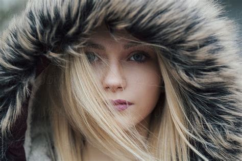 Portrait Of A Young Woman With Blue Eyes By Jovana Rikalo Stocksy United