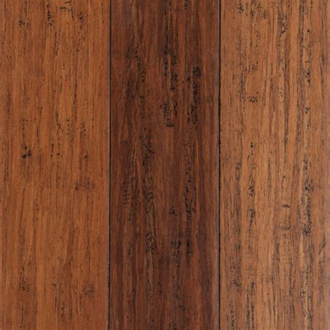 Antique Hand Scraped Locking Stranded Engineered Bamboo Floor And