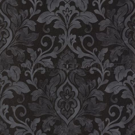 Download Grey And Black Damask Wallpaper Gallery