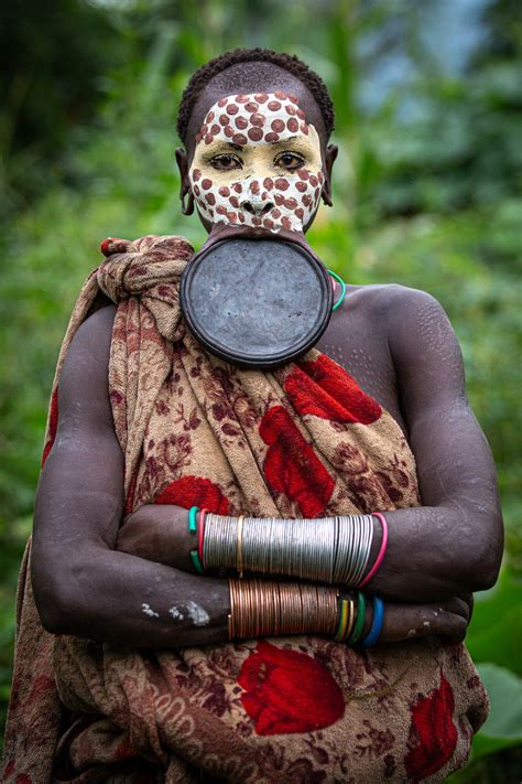 Surma Tribes Lip Plates For Mursi Tribe And Suri Tribe In The Omo