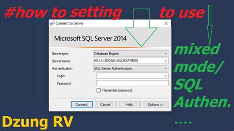 How To Setting SQL Server 2014 To Use Mixed Mode SQL Authentication