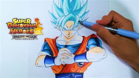 Goku Fase 4 Blue Para Colorear - páginas para colorear