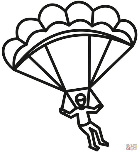 Las Mejores 116 Dibujos Para Colorear De Paracaidas