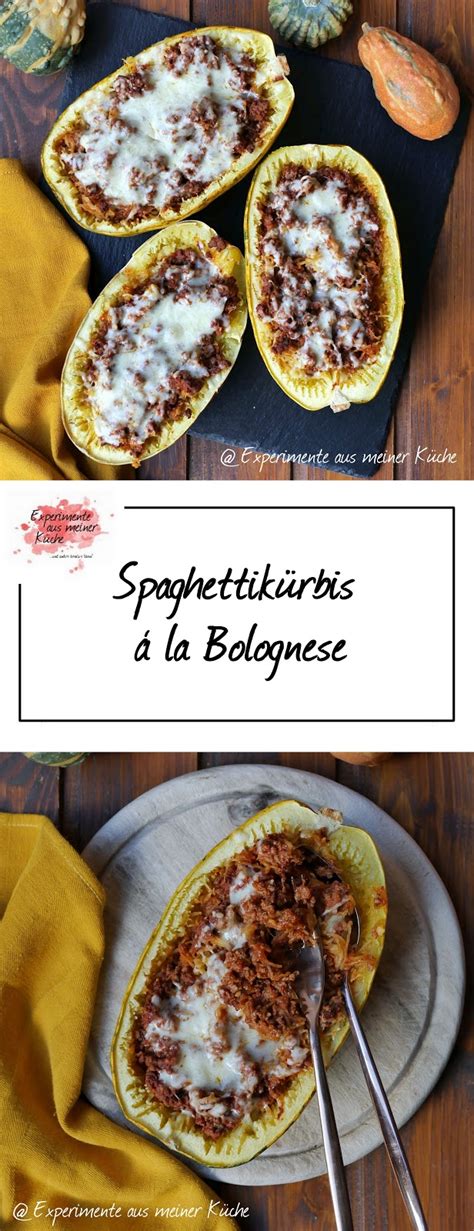 Experimente Aus Meiner Küche Spaghettikürbis à La Bolognese