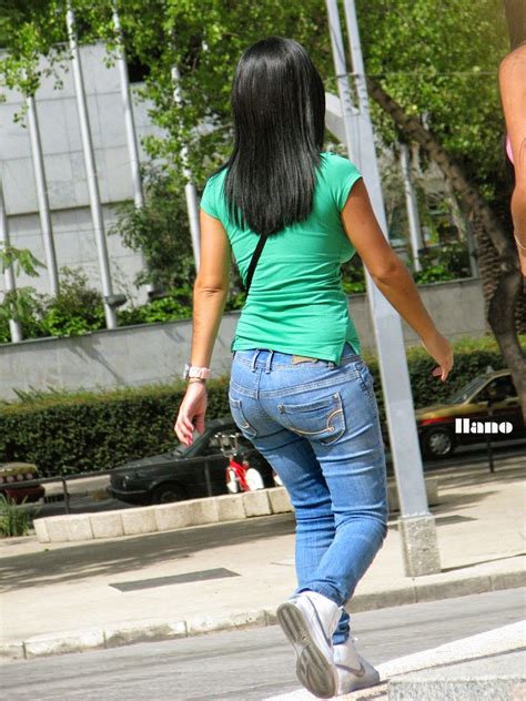 Sexy Girls On The Street Girls In Jeans Spandex And Leggings Tight Dresses Mexican Girls In