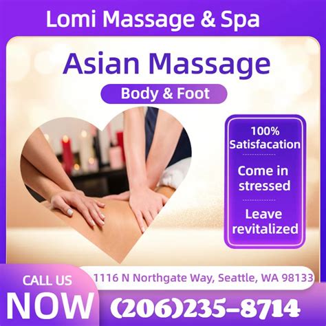 Lomi Massage Spa 36 Photos 1116 N Northgate Way Seattle Washington Beauty And Spas Phone