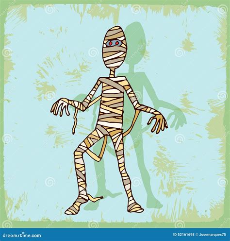Dabbing Egyptian Mummy Vector Cartoon Clipart Friendlystock
