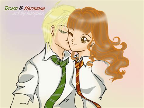 Draco Kiss Hermione By Hacques On Deviantart