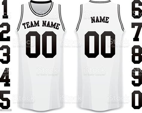 Basketball Jersey Stock Illustration - Download Image Now - iStock
