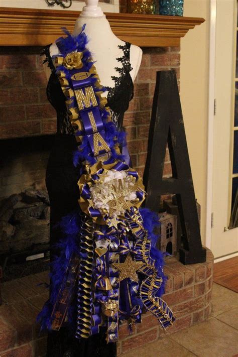 Homecoming Mum Homecoming Sash Mum Deluxe Double Sash Mum