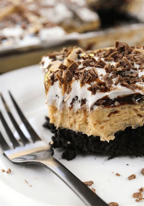 Peanut Butter And Chocolate Layered Dessert Simply Made Recipes
