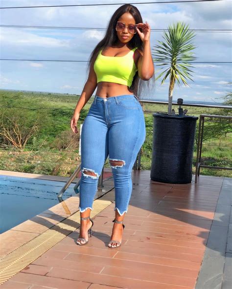 Pics Curvaceous Kenyan Lawyer And Model Corazon Kwamboka Flaunts Her Hot Figure In New Photos