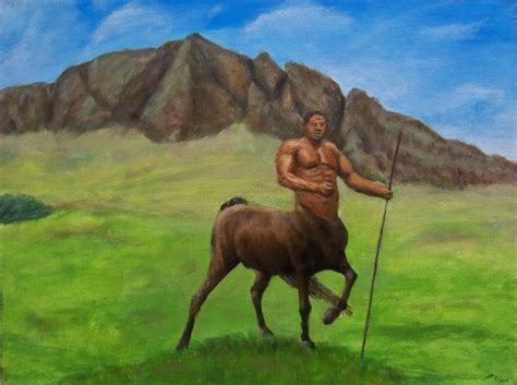 Centaur Painting By Omanoct On Deviantart