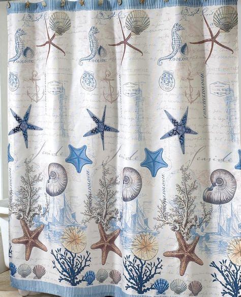 Antigua Nautical Shower Curtain Coastal Fabric Shower Curtain On Sale