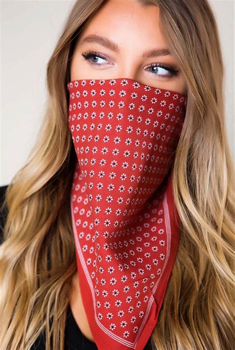 Pin By Ace Polo On Bandana Mask Women In 2021 Bandana Print Dottie Couture Dottie Couture