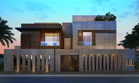 1000 M Private Villa Aldahya Kuwait Sarah Sadeq Architects Facade