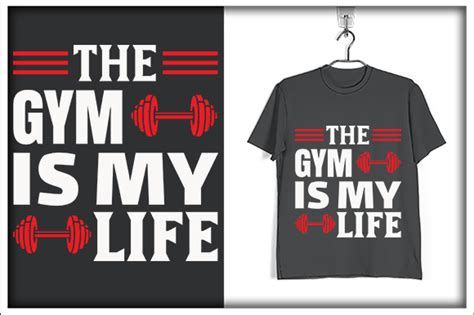 The Gym Is My Life Graphic By Svghut · Creative Fabrica