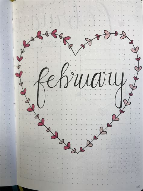 February 2019 Bullet Journal Cover Page Bullet Journal Inspiration