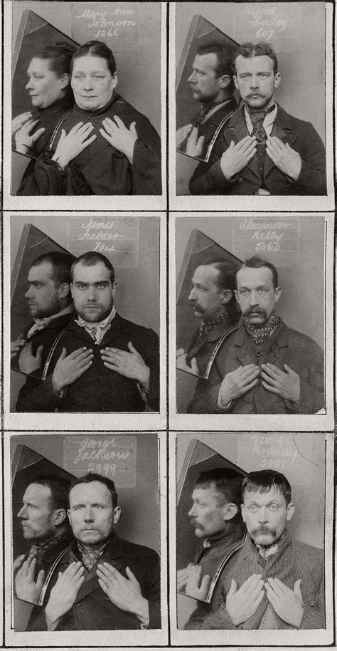 Vintage: Mugshots of Prisoners in West London (1890s) | MONOVISIONS