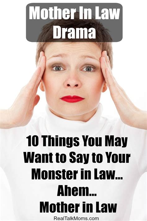 mother in law drama 10 things you want to say to your mil monster in law vintage funny