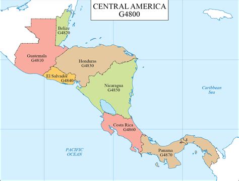 Lc G Schedule Map 12 Central America Western Association Of Map