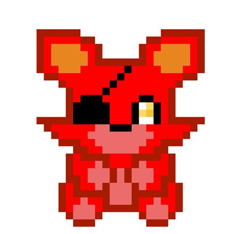 Kawaii Foxy Plush Pixel Art