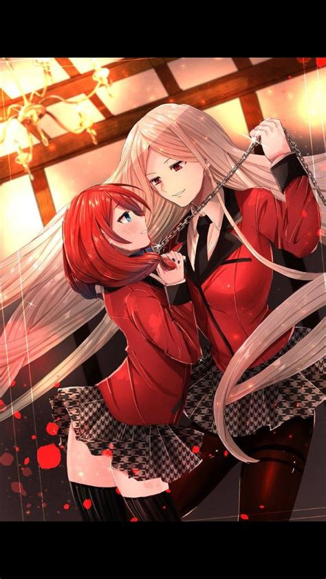 Sachiko And Mikura In 2021 Yandere Anime Yuri Anime Girls Anime Wallpaper