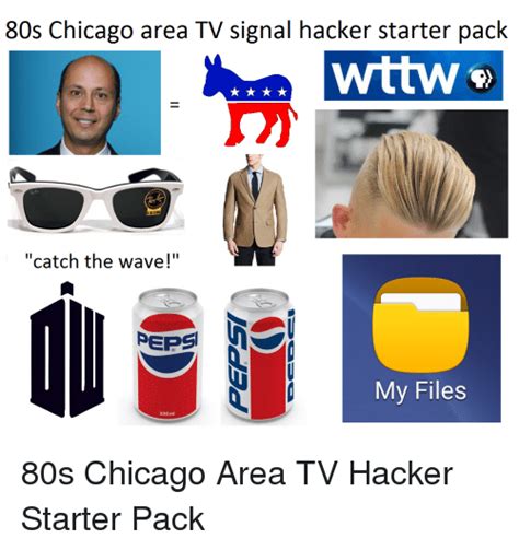 80s Chicago Area Tv Signal Hacker Starter Pack Catch The Wave My Files