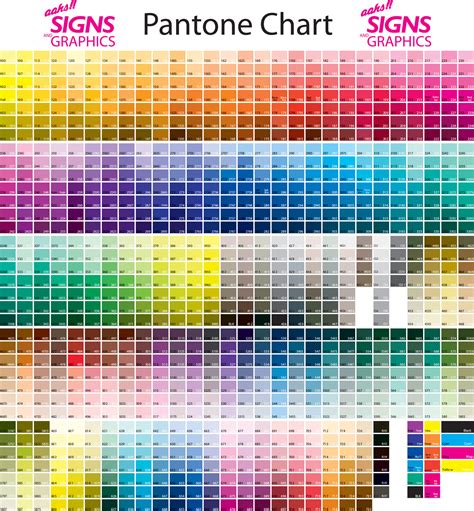 Pantone Color Chart | Creative Design | Pinterest | Pantone chart ...