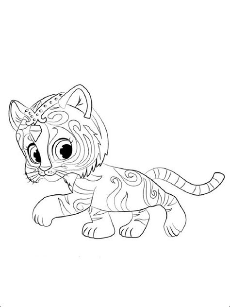 Shimmer en Shine Kleurplaat 3