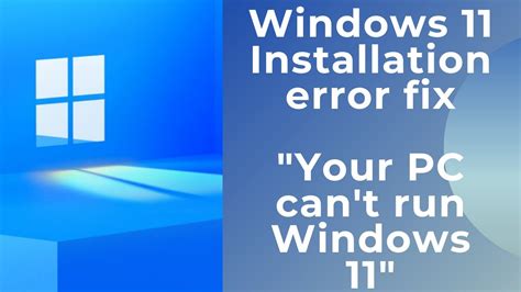 Your Pc Can T Run Windows Tpm Error Fix Windows Installation Hot Sex Picture