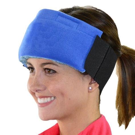 Cool Relief Soft Gel Ice Pack For Head Or Eyes Handsfree Long Lasting