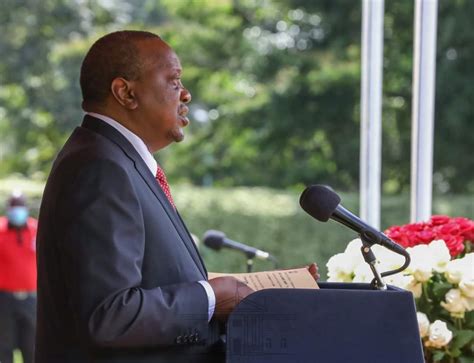 That new global threat that was sweeping across the world had arrived at our doorstep. President Uhuru Kenyatta, 57th Anniversary of Madaraka Day ...