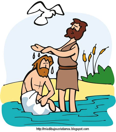 Mis Dibujos Cristianos Bautizo De Jesus Baptism Of Jesus