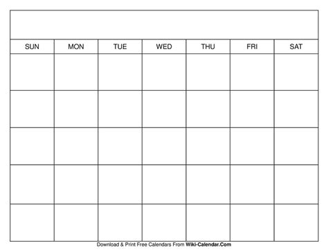 Edit, customize, and download printable monthly calendars in word, excel, pdf, & png. Printable Blank Calendar Templates